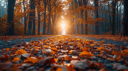 autumn forest in the autumn
