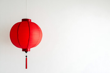 Obraz premium Red Chinese paper lantern