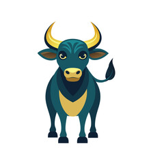 vector logo featuring a bull fight silhouette in black. This elegant and free illustration is ideal for branding, logos, and design projects, symbolizing strength and tradition.