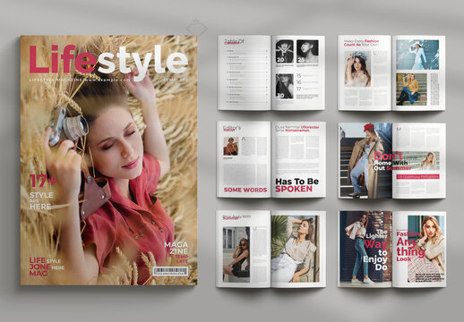 Magazine Template Layout