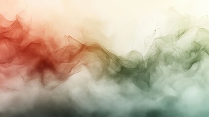 Abstract colorful smoke swirls on white background. (2)