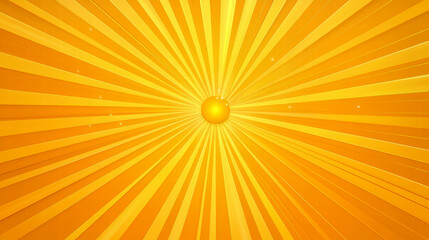Obraz premium Radiant sunburst design in vibrant yellow hues