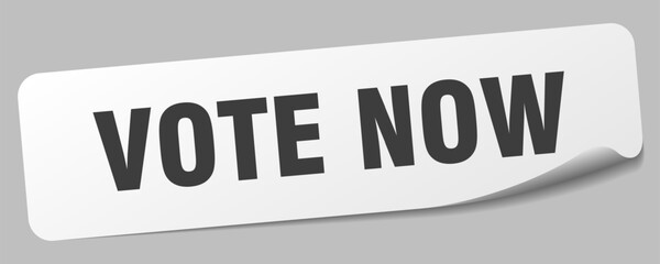VOTE NOW sticker