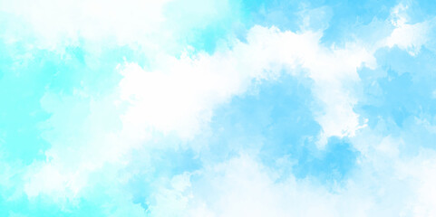 Abstract nature background of romantic summer blue sky with fluffy clouds. Beautiful blue sky with white clouds. Abstract nature background of romantic summer blue sky with fluffy clouds. 