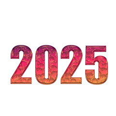 2025 3D design, Futuristic 3D graphics, Modern 3D art, 2025 trends, Innovative design, Creative 3D elements, High-quality PNG