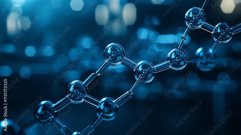 Poster A 3D infographic showing the chemical structure of THC and CBD with labeled diagrams and side copy space Stock Photo with side copy space