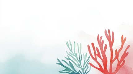 Fototapeta premium Vibrant Coral Reefs Teeming with Life in a Flourishing Marine Ecosystem