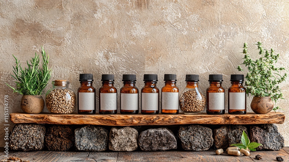 Poster a side-by-side comparison image of medical cannabis products displayed with labels and clean text ar