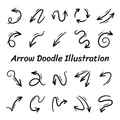 Arrow Doodle Illustration V3