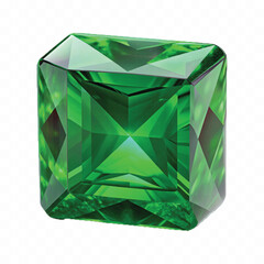 abstract 3d different colour style in square isolated on white background