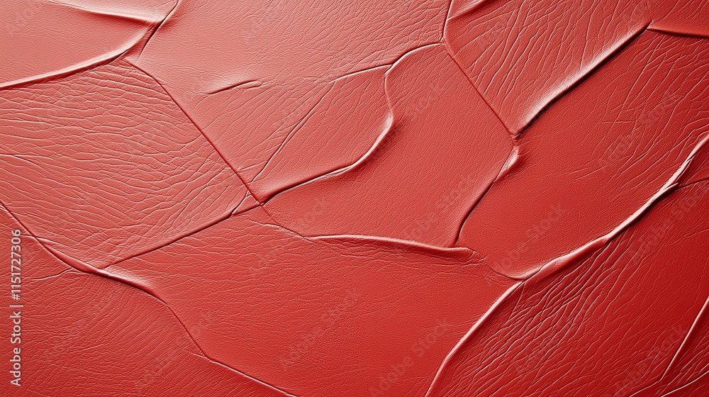 Poster abstract textured red surface with intricate patterns and lines, creating a dynamic visual effect.