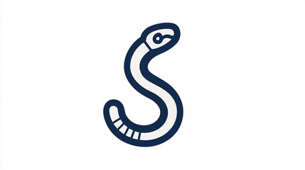 Earthworm Outline Icon Transparent Vector Isolated