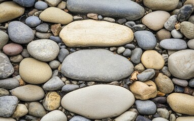 Tranquil Gravel Path Leading to Nowhere in a Peaceful Garden Setting