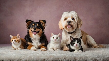 group of dogs