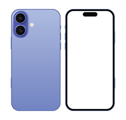 Realistic smartphone mockup.