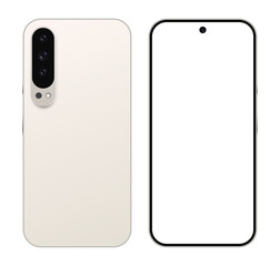 Realistic smartphone mockup.