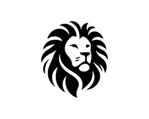 Lion Logo Design Vector Template. Lion Head Logo Icon Vector illustration.