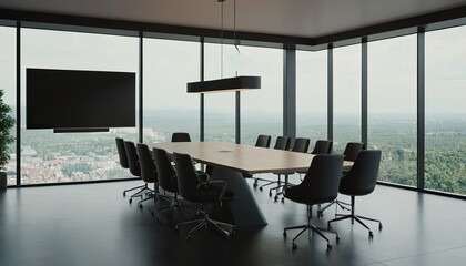 Corporate Meeting Room with Modern Furniture 208