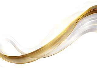 Abstract shiny color Gold wave design element
