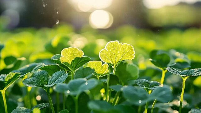 Golden Hour in the Strawberry Patch 