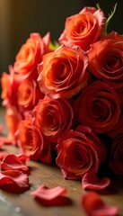 Obraz premium bouquet of red roses