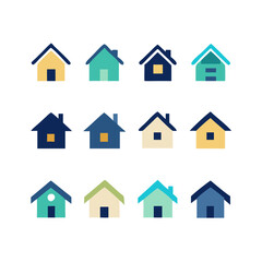 house icon set