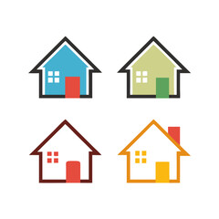 house icon set