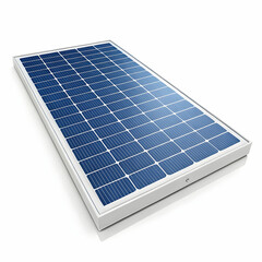 A solar panel converts sunlight into electricity using photovoltaic cells