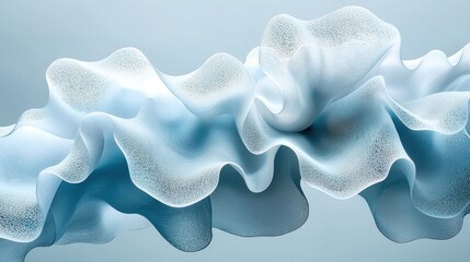 Fototapeta premium Abstract Blue Swirling Fabric Texture