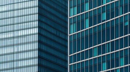 of an energy-efficient building, integrated with an image of solar panels and wind turbines, emphasizing integrated renewable systems. | [Environmental]:[Renewable energy] 