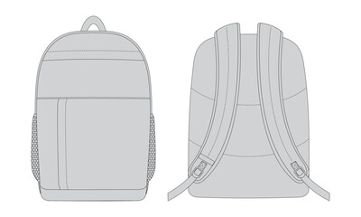 Backpack Vector Design