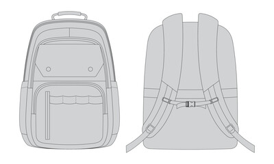 Backpack Vector Design