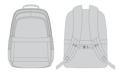 Backpack Vector Design