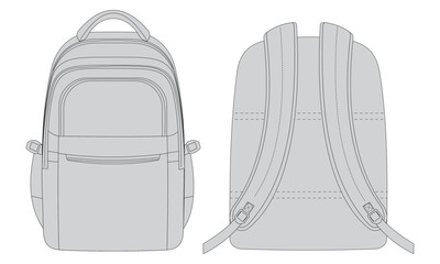 Backpack Vector Design