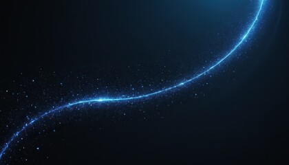 A blue wave with a blue line  55556