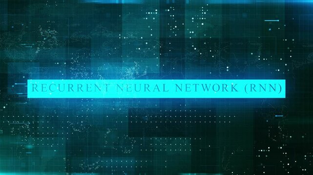 Recurrent Neural Network (RNN) Word With Background