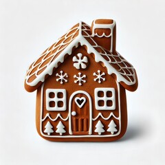gingerbread house shaped cookie
