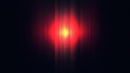 A dark gradient background transitioning from black to red with a glowing central heart.