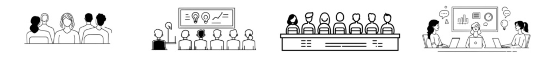 A premium icon pack focused on business education, team learning, and practice. It includes icons for team building, coaching, meetings, management, and motivation. This modern icon set is designed