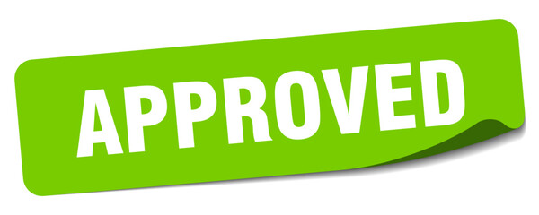 APPROVED sticker