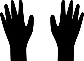 Obraz premium Hand icon. Hand logo vector design