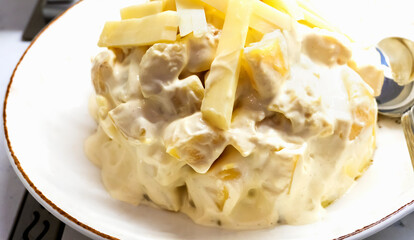 Salad with Pineapple and Chicken