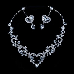 set of diamond jewelry