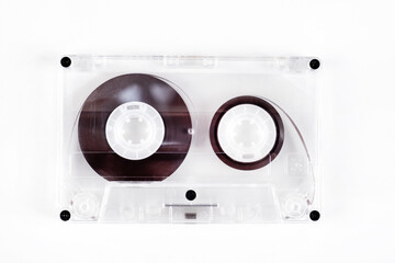 Audio Tape Cassette closeup
