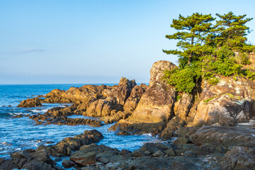 和歌山県新宮市鈴島の絶景と青い海