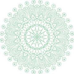 Beautiful flower art and mandala vector design