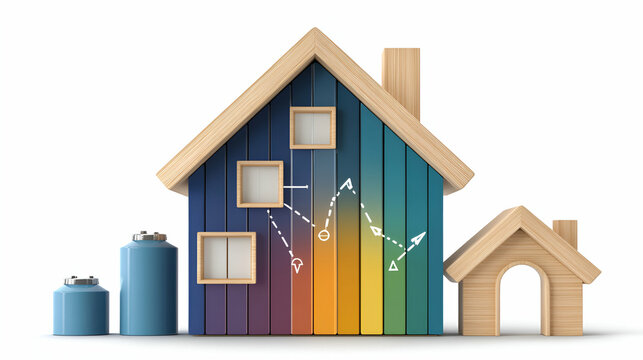 Home Energy Efficiency, Chart Shows Costs Decreasing, Savings Increasing Significantly Over Time