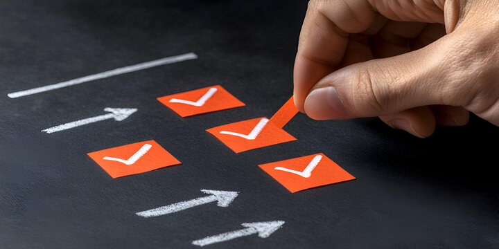 Strategic Planning, Checklists & Progress Tracking Visual Guide