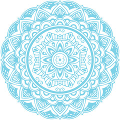 Beautiful flower art and mandala vector design