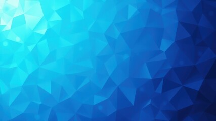 Abstract Blue Low Polygonal Background Texture for Design Projects